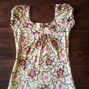 Yellow flower shirt